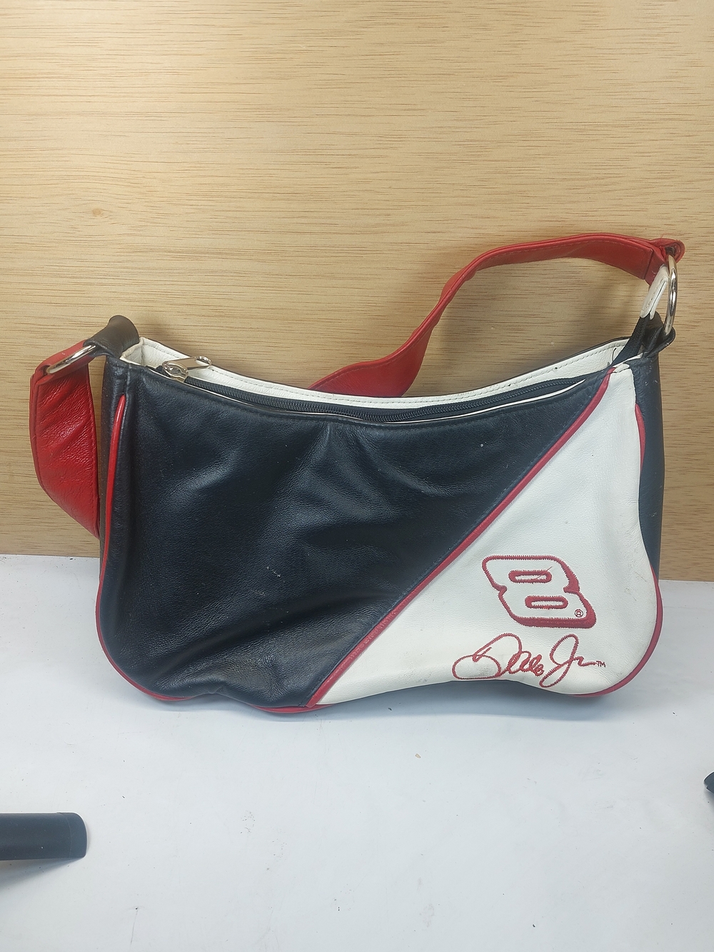 Dale Earnhardt Jr #8 Purse Wilson's Leather Maxima Nascar Black, White, Red,